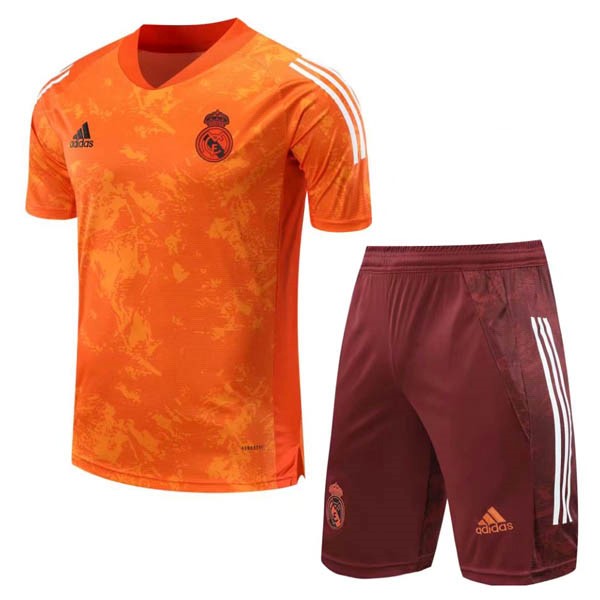 Entrenamiento Real Madrid Conjunto Completo 2020-21 Naranja